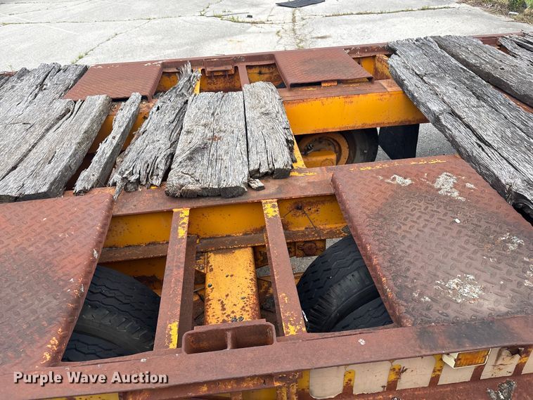 image for item FB8763 1979 Miller 0T635 tilt deck equipment trailer