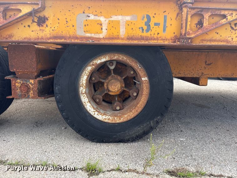 image for item FB8763 1979 Miller 0T635 tilt deck equipment trailer
