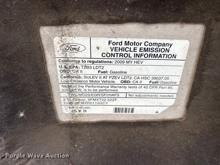 image for item FB8772 2009 Ford Escape SUV