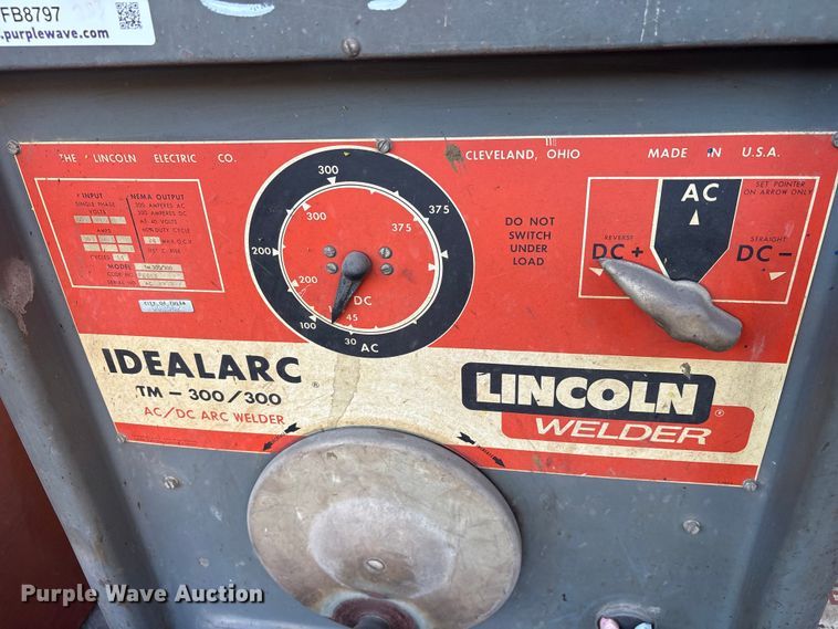 image for item FB8797 Lincoln TM-300/300 welder