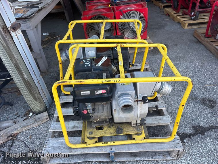 image for item FB8810 (2) Wacker Neuson PT3 pumps