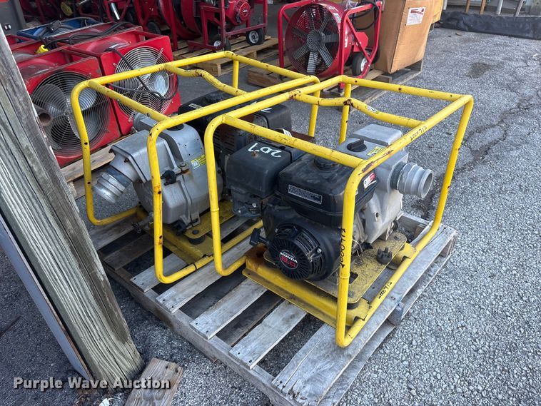 image for item FB8810 (2) Wacker Neuson PT3 pumps