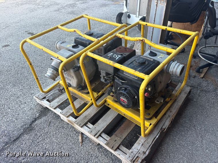image for item FB8810 (2) Wacker Neuson PT3 pumps