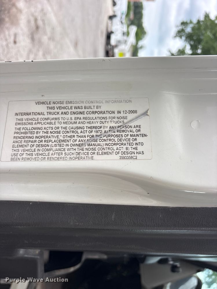 image for item FB8812 2009 International DuraStar 4400 dump truck