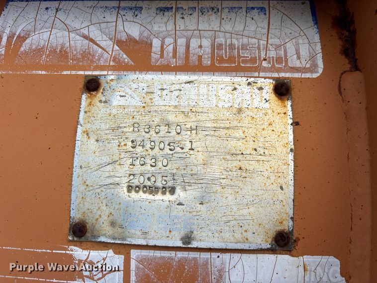 image for item FB8818 2005 Wausau R3610H snow plow