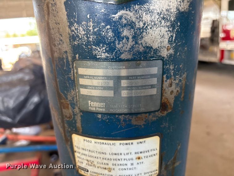 image for item FC2283 Rotary lift two post automotive lift