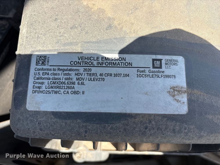 image for item FC2287 2020 Chevrolet Silverado 2500HD Crew Cab pickup truck