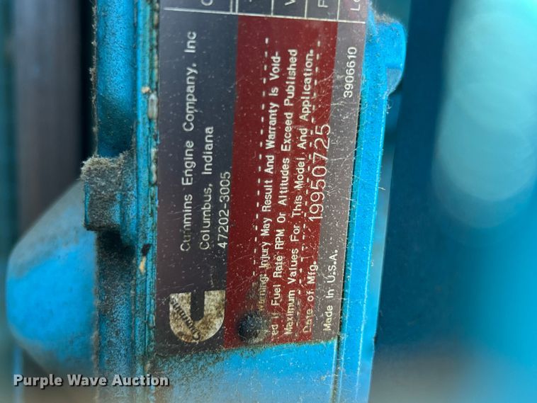 image for item FC2647 1996 Energy Dynamics 363PSL1607 generator