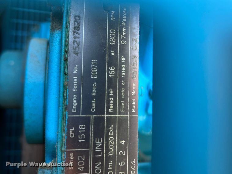 image for item FC2647 1996 Energy Dynamics 363PSL1607 generator