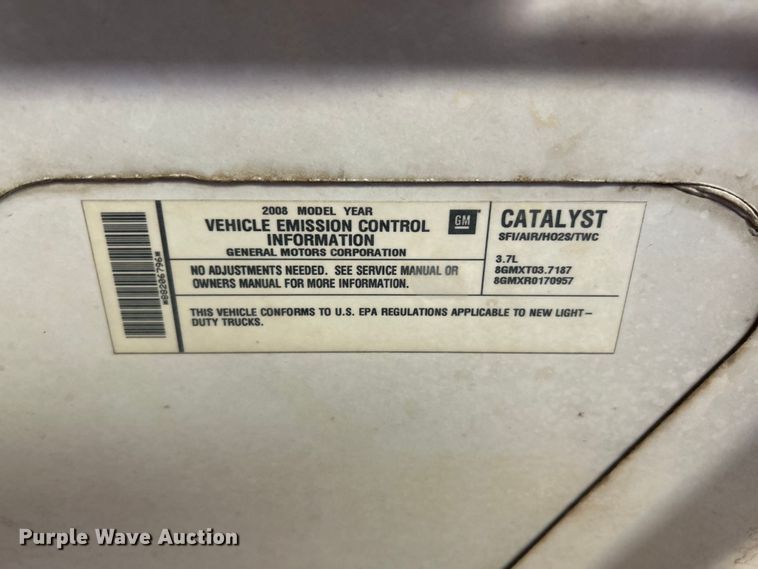 image for item FC2669 2008 Chevrolet Colorado LT Crew Cab pickup truck