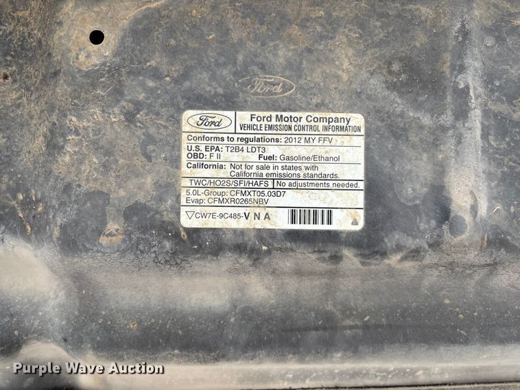 image for item FC5766 2012 Ford F150 XLT Crew Cab pickup truck