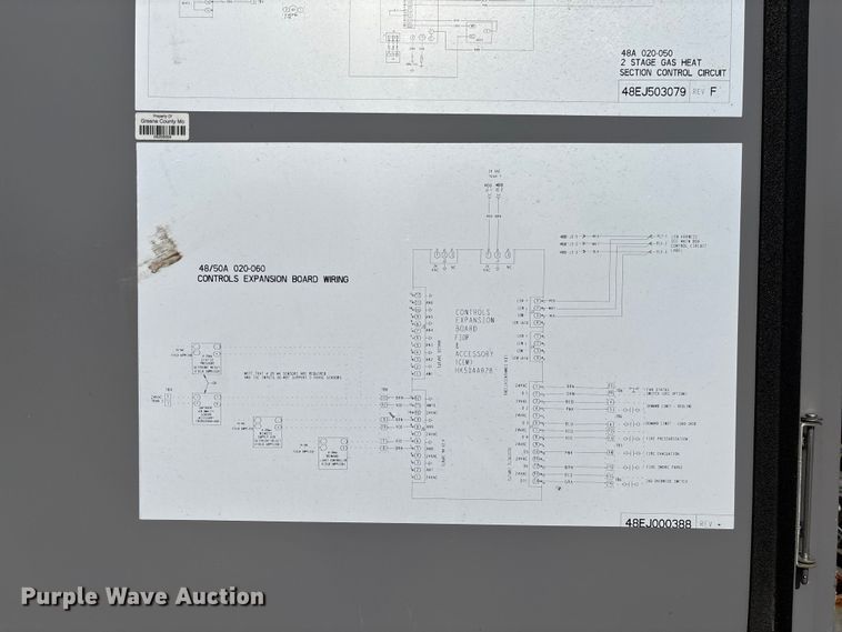 image for item FC5892 2021 Carrier 48A2E030CDG641GG HVAC unit