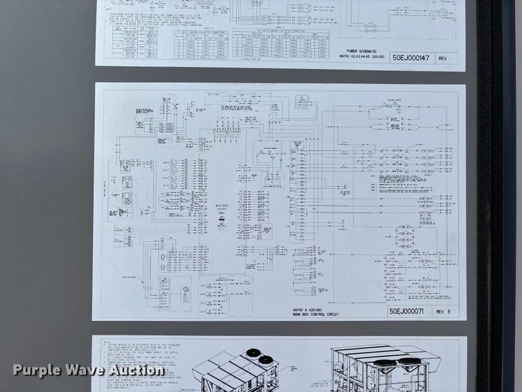 image for item FC5893 2021 Carrier 48A2E030CDG641GG HVAC unit