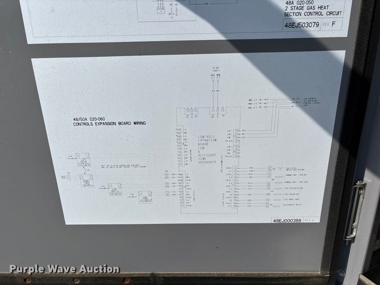 image for item FC5893 2021 Carrier 48A2E030CDG641GG HVAC unit