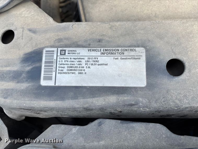 image for item FC5895 2012 Chevrolet Impala 