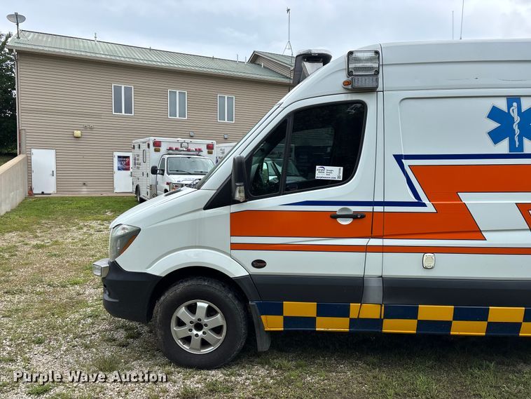 image for item FG0395 2017 Mercedes-Benz Sprinter ambulance