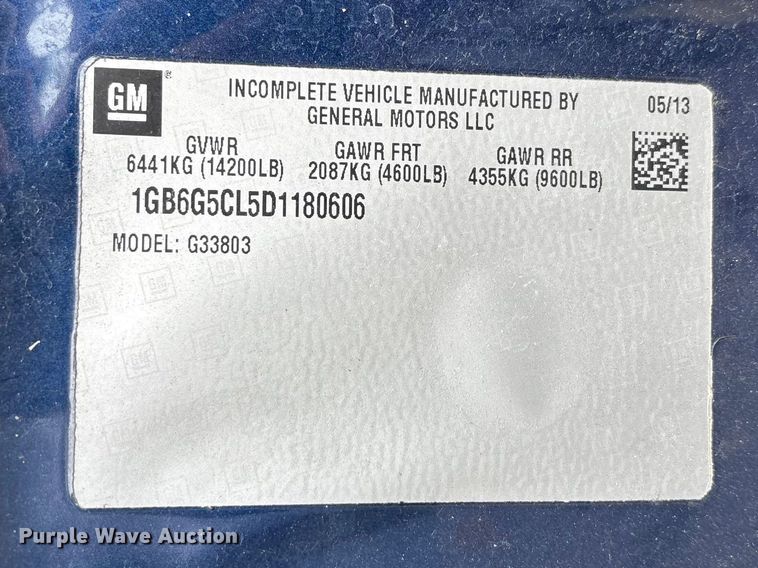 image for item FG0396 2013 Chevrolet Express 4500 ambulance