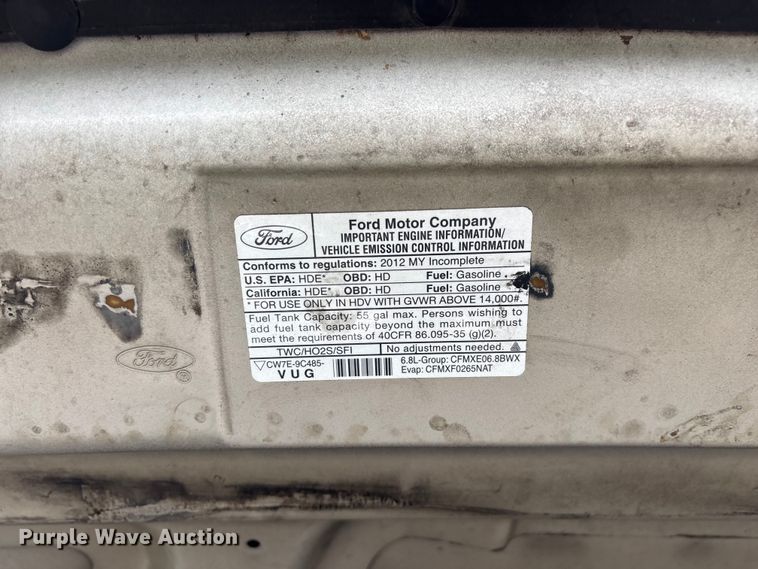 image for item FG0398 2012 Ford Econoline ambulance