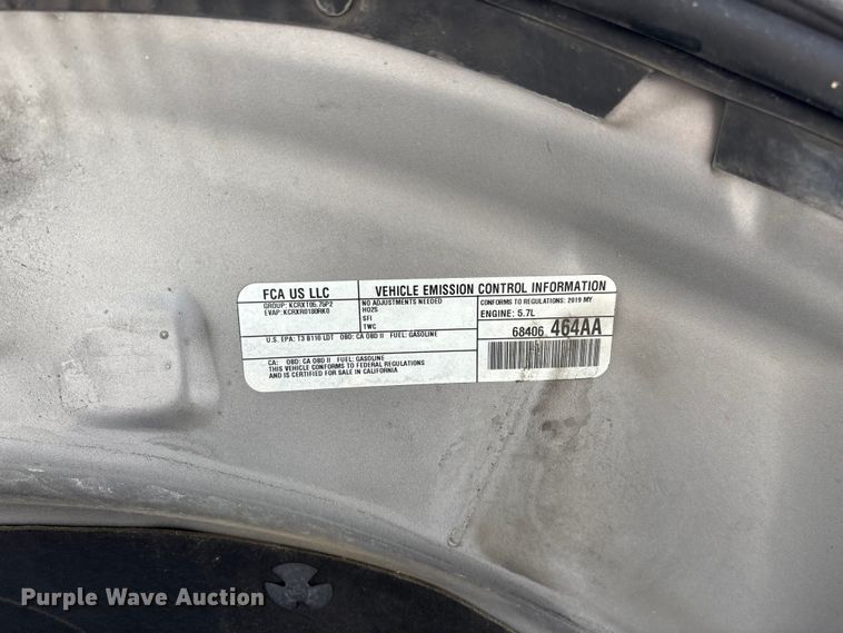 image for item FG0439 2019 Dodge Durango SSV SUV
