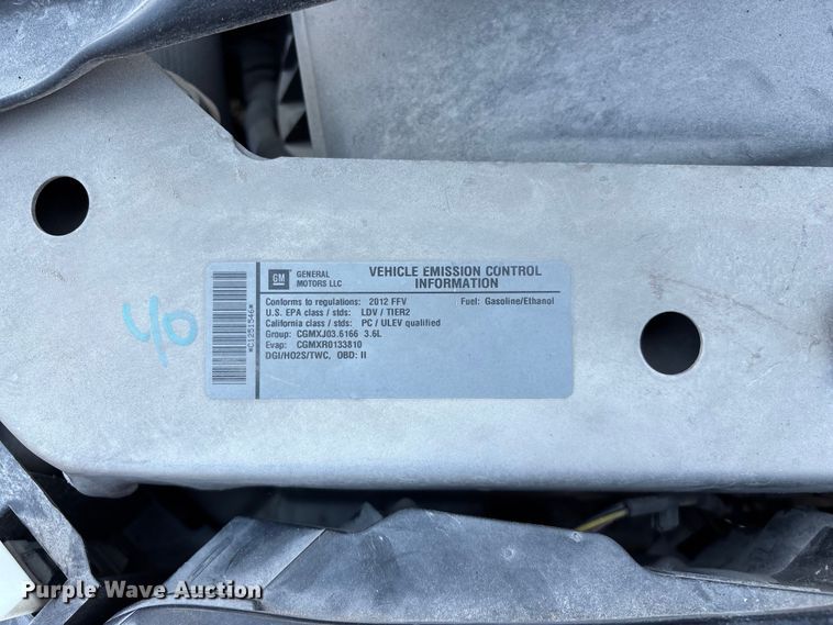 image for item FG0440 2012 Chevrolet Impala 