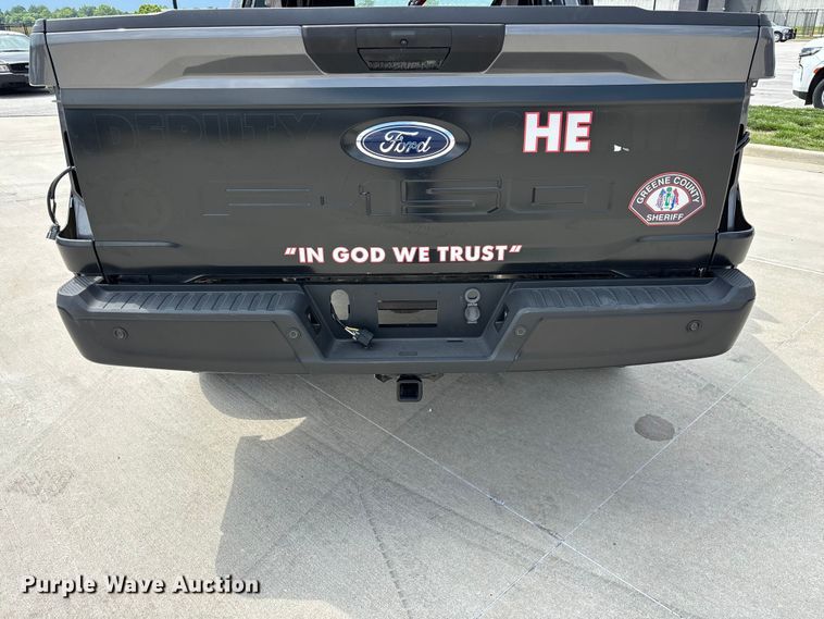 image for item FG0443 2023 Ford F150 Police Responder Crew Cab pickup truck