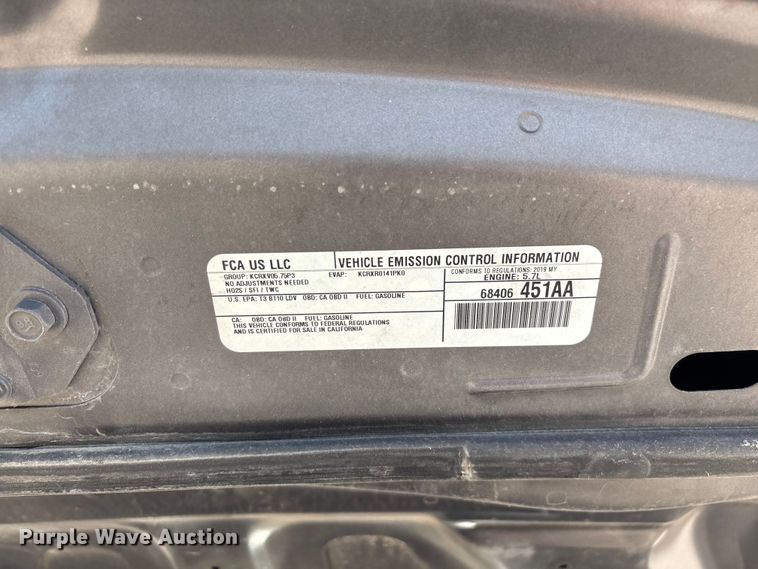 image for item FG0444 2019 Dodge Charger Police 