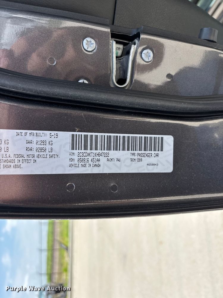 image for item FG0444 2019 Dodge Charger Police 