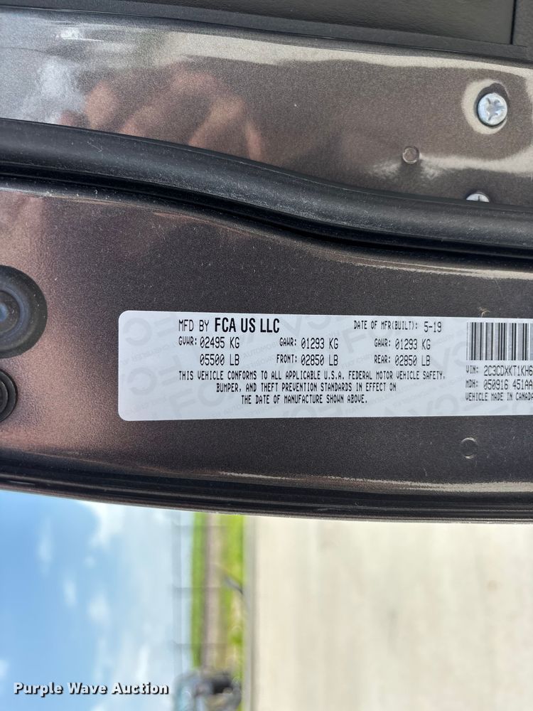image for item FG0444 2019 Dodge Charger Police 