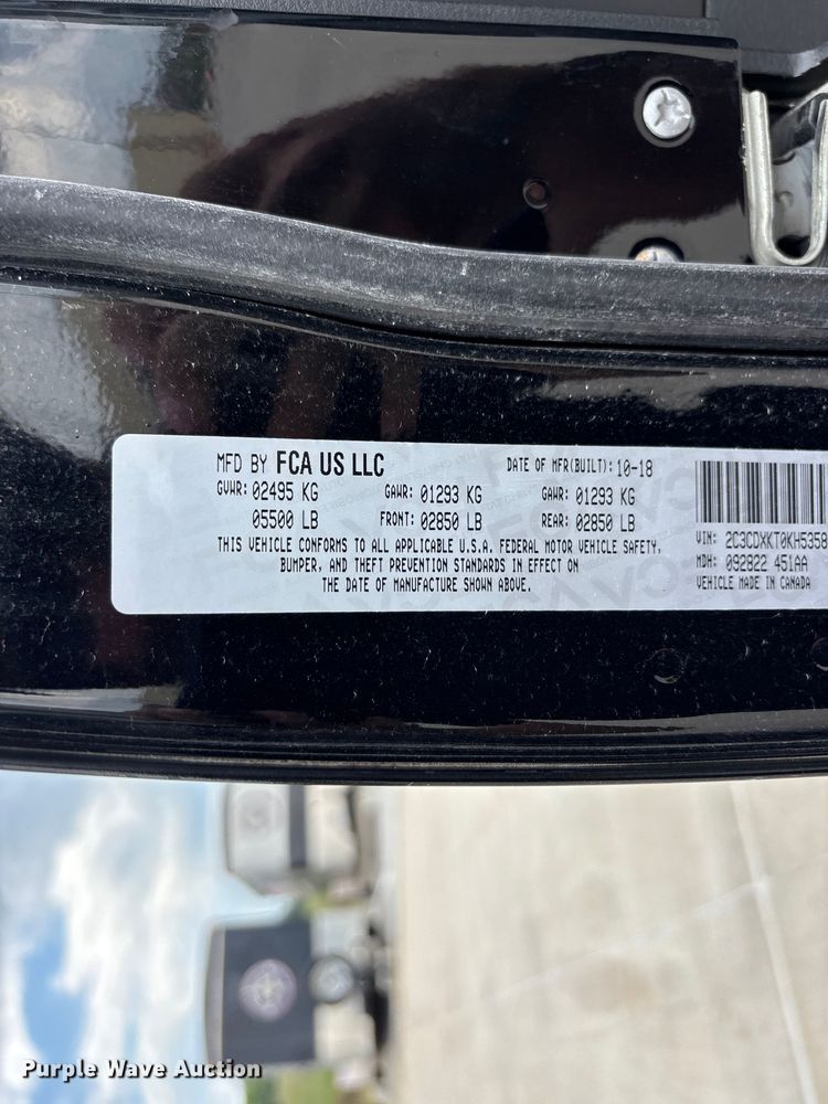 image for item FG0445 2019 Dodge Charger Police 