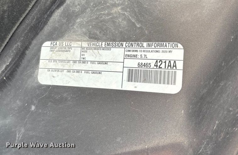 image for item FG0447 2020 Dodge Durango SSV SUV