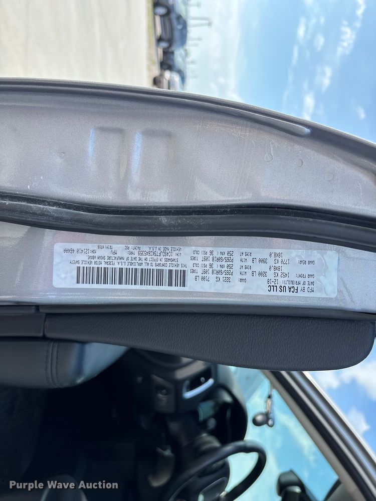 image for item FG0451 2019 Dodge Durango SSV SUV