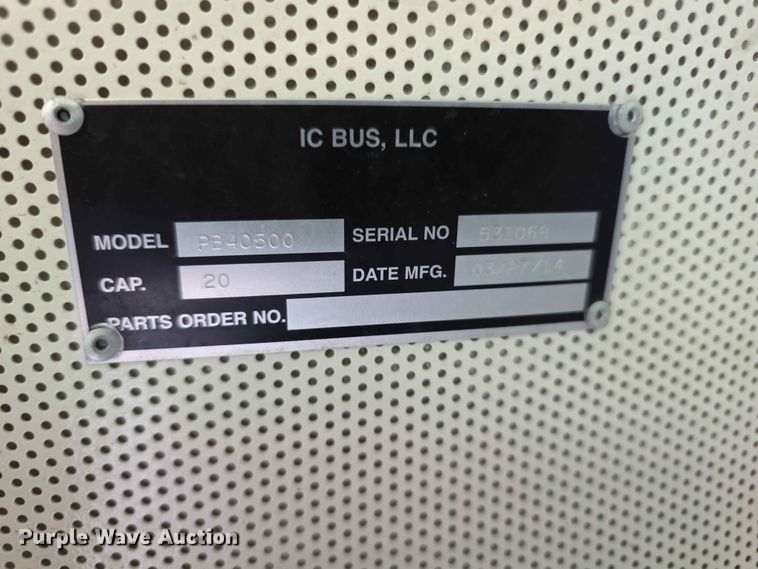 image for item FH6065 2015 IC BE school bus