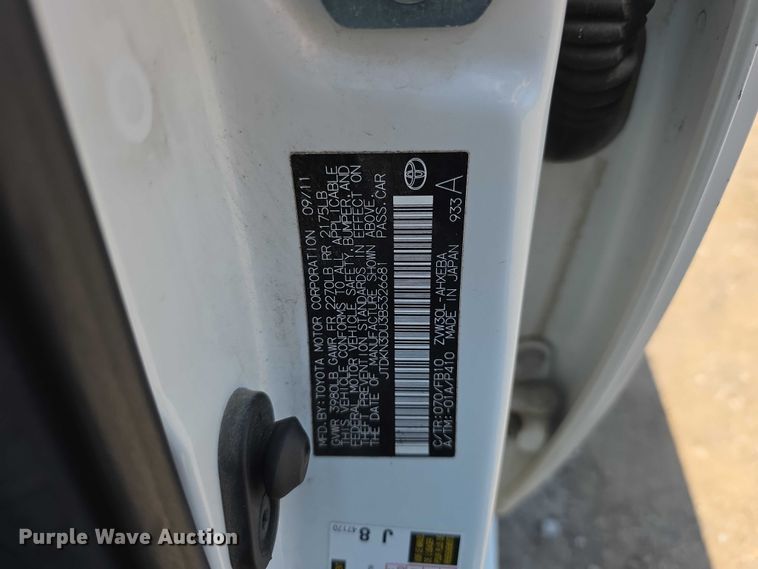 image for item FH6085 2011 Toyota Prius 