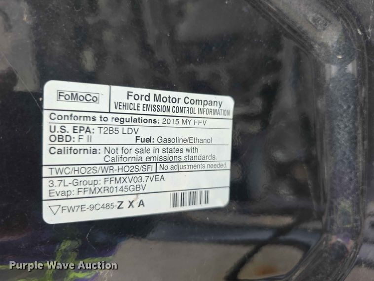 image for item FH6130 2015 Ford Taurus Police Interceptor 