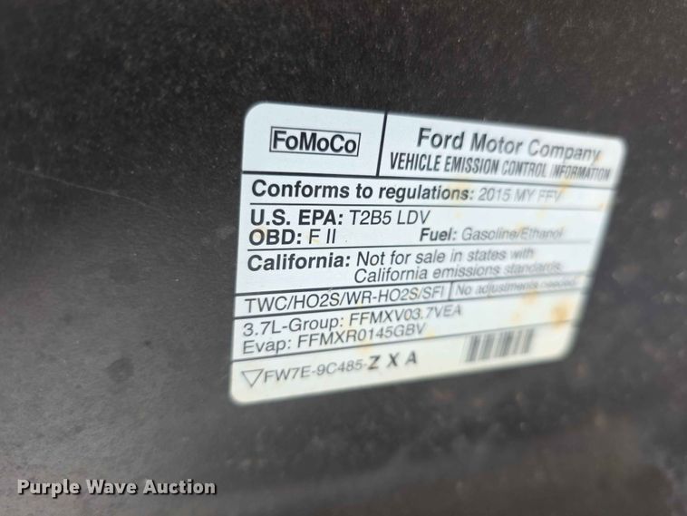 image for item FH6131 2015 Ford Taurus Police Interceptor 