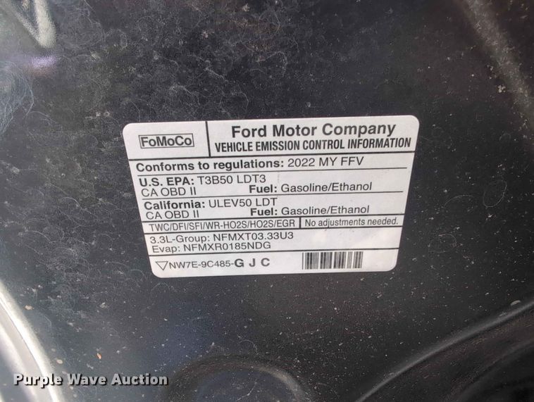 image for item FH6137 2022 Ford Explorer Police Interceptor  SUV