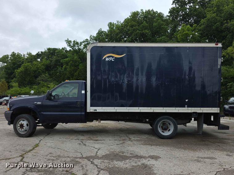 image for item FH6143 2002 Ford F450 Super Duty XL box truck