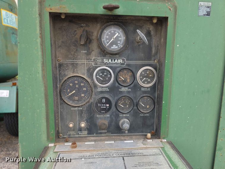 image for item FH6216 1992 Sullair H750/150DTQCAT air compressor