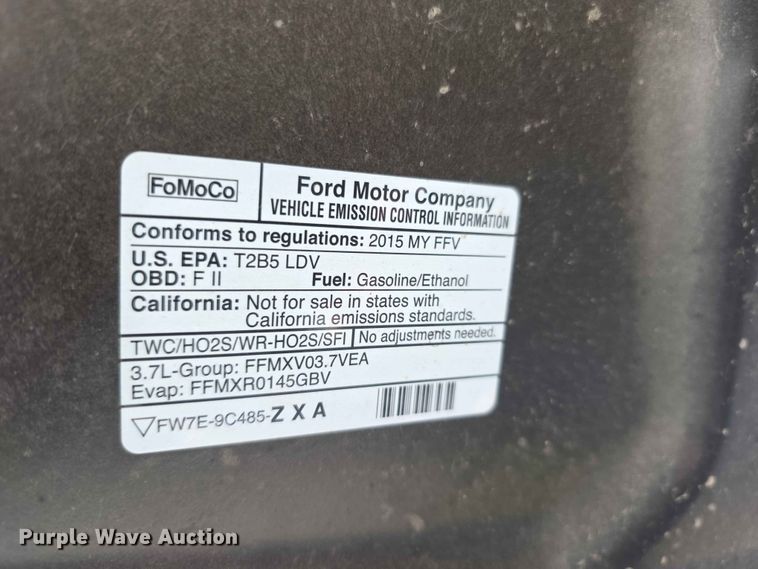 image for item FH6219 2015 Ford Taurus Police Interceptor 