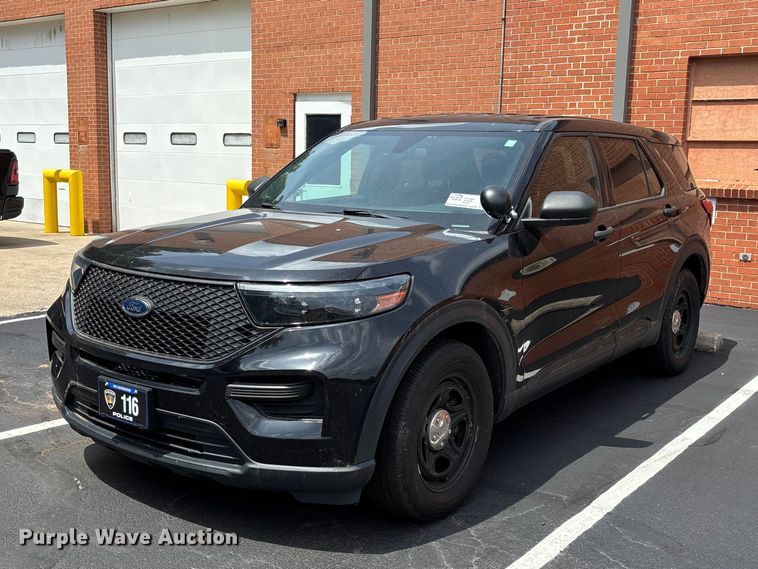 image for item FH7154 2021 Ford Explorer Police Interceptor SUV
