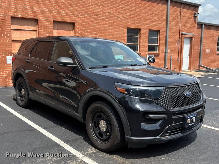 image for item FH7154 2021 Ford Explorer Police Interceptor SUV