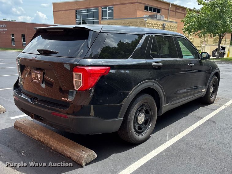 image for item FH7154 2021 Ford Explorer Police Interceptor SUV