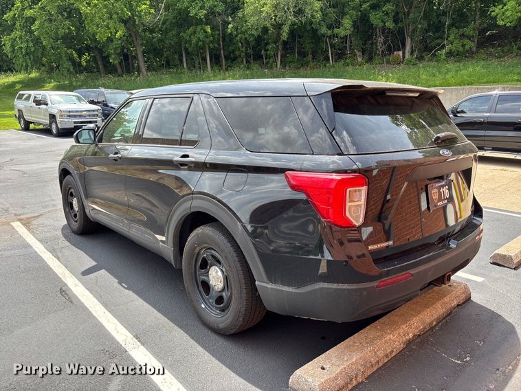 image for item FH7154 2021 Ford Explorer Police Interceptor SUV