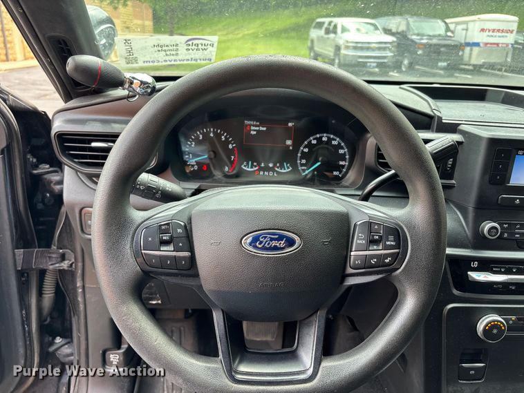 image for item FH7154 2021 Ford Explorer Police Interceptor SUV