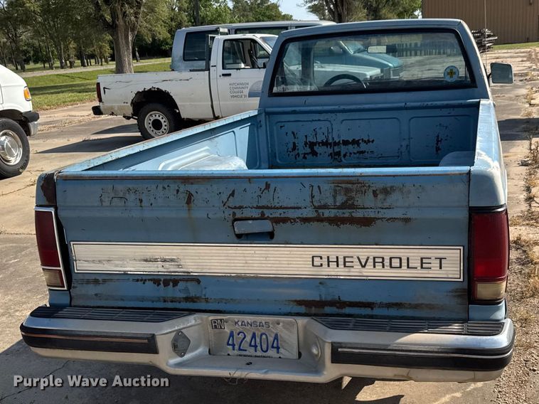 image for item NA9303 1982 Chevrolet S10 pickup truck