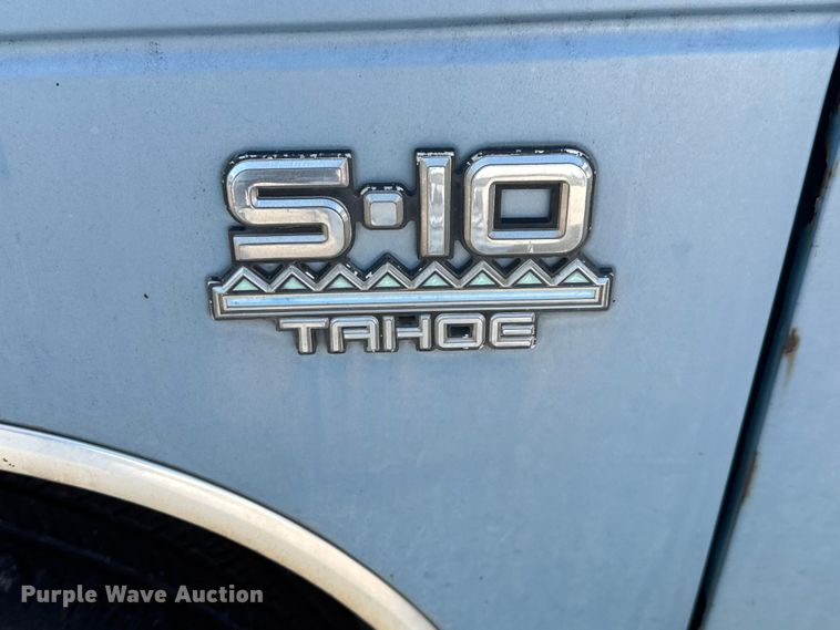image for item NA9303 1982 Chevrolet S10 pickup truck