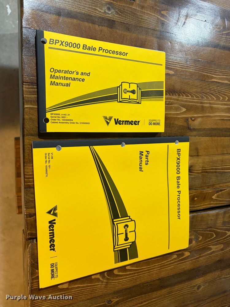 image for item DQ7767 2018 Vermeer BPX9000 bale processor