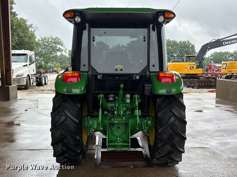 image for item DV4376 2021 John Deere 5075E MFWD tractor