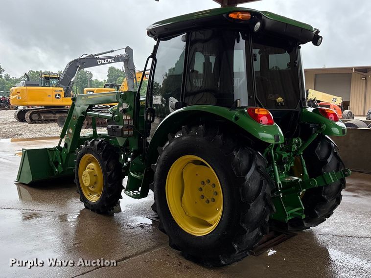 image for item DV4376 2021 John Deere 5075E MFWD tractor
