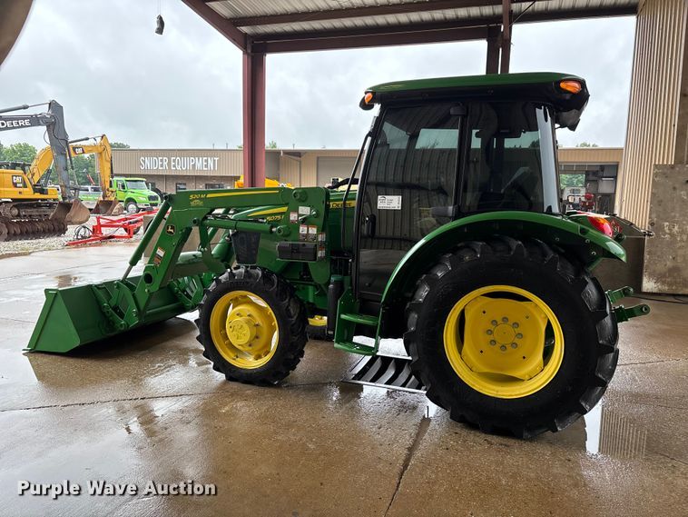 image for item DV4376 2021 John Deere 5075E MFWD tractor